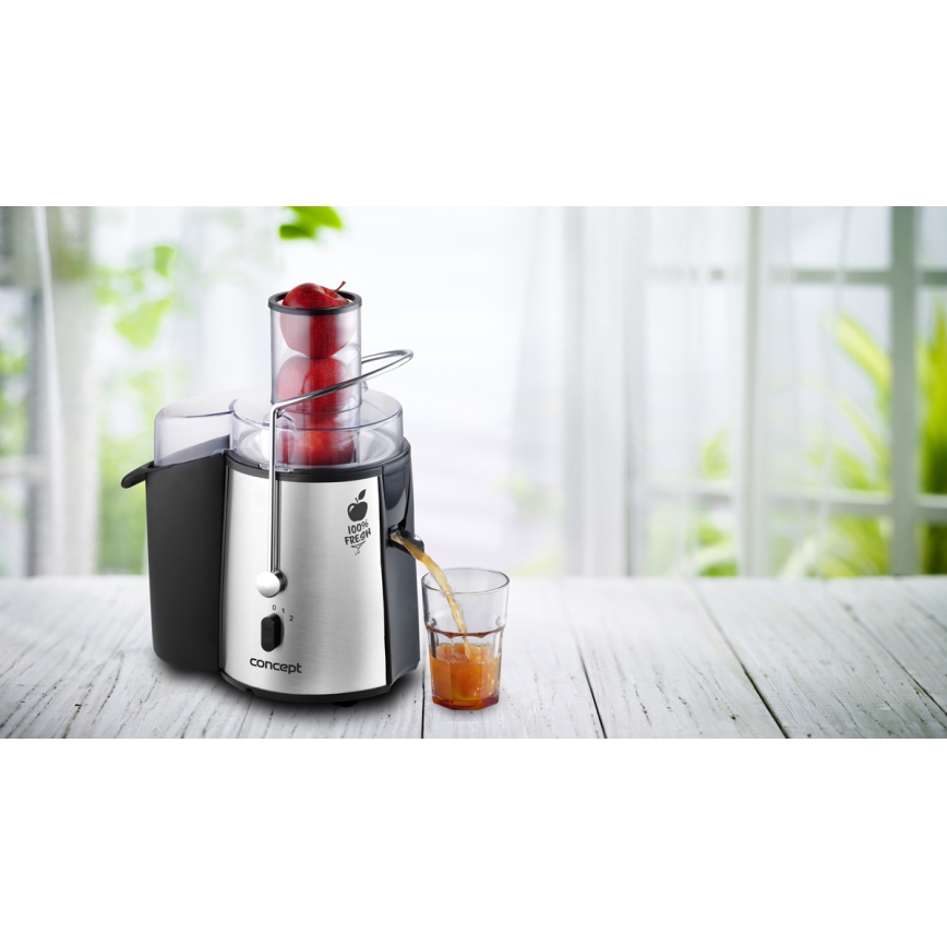 Concept LO7026 - Juicecentrifuger 1000W/230V svart/rostfri