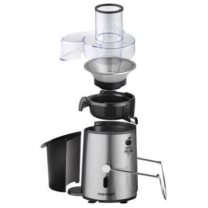 Concept LO7026 - Juicecentrifuger 1000W/230V svart/rostfri