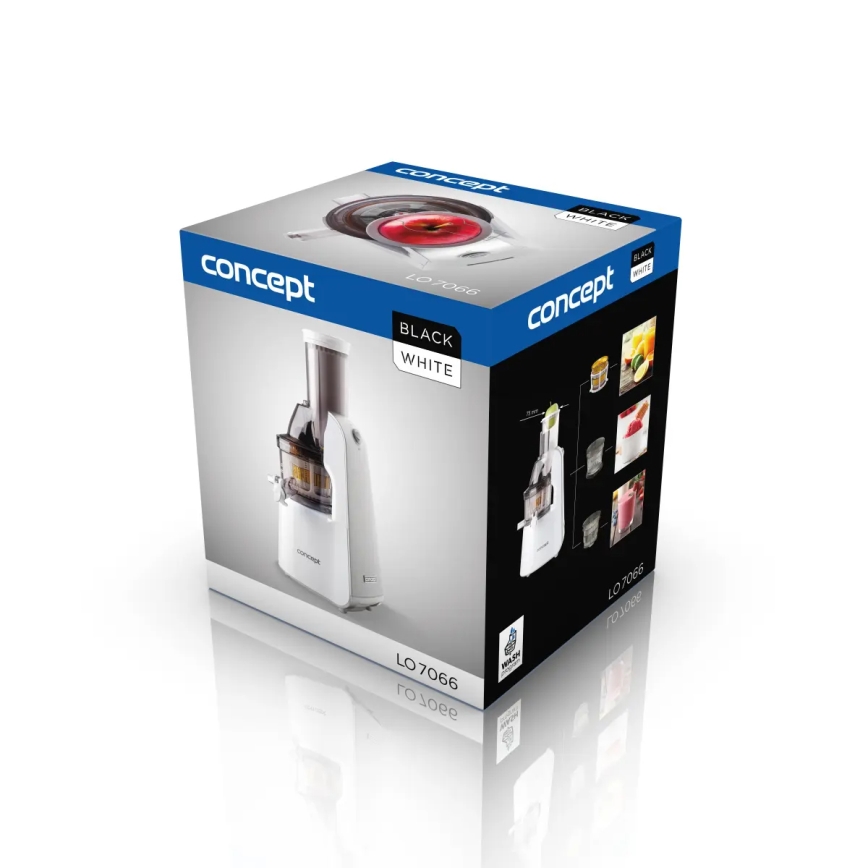 Concept LO7066 - Slowjuicer 3-i-1 240W/230V vit