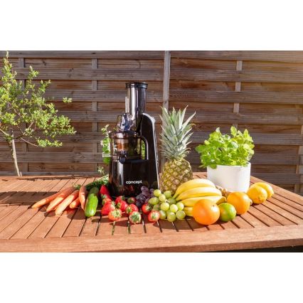 Concept LO7067 - 3-i-1 skruvjuicer 240W/230V svart