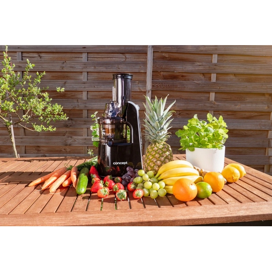 Concept LO7067 - 3-i-1 skruvjuicer 240W/230V svart