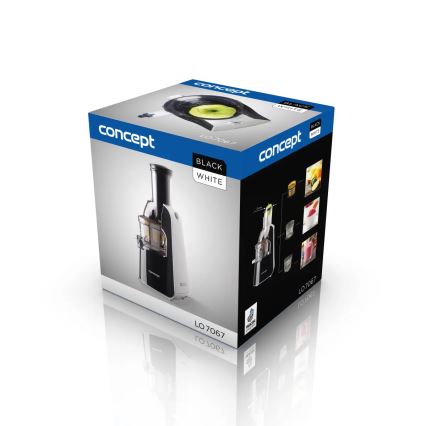Concept LO7067 - 3-i-1 skruvjuicer 240W/230V svart