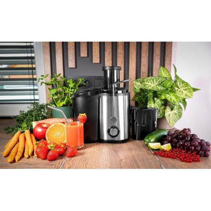 Concept LO7095 - Centrifugalpress 1000W/230V svart/rostfritt stål