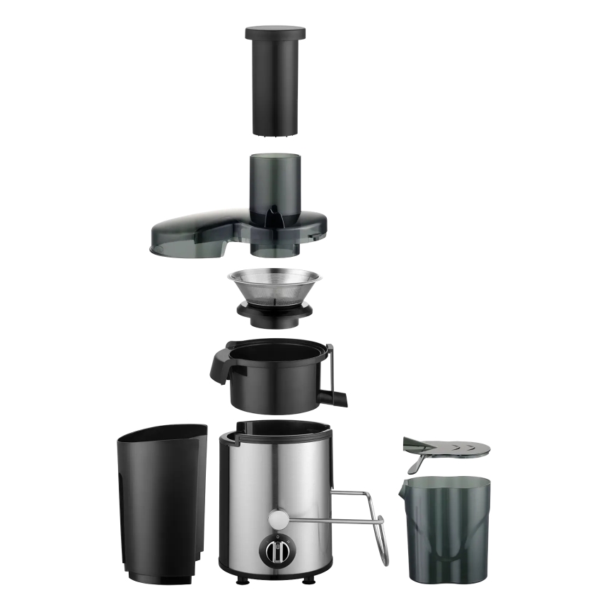 Concept LO7095 - Centrifugalpress 1000W/230V svart/rostfritt stål