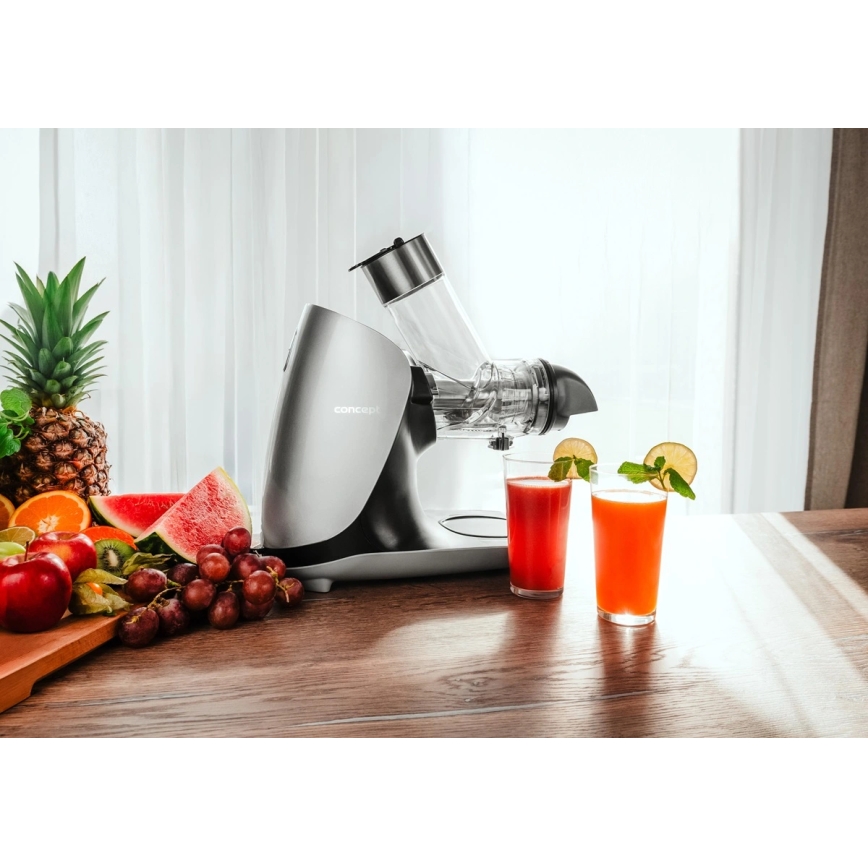 Concept LO7250 - Horisontell slowjuicer 200W/230V svart/rostfritt stål