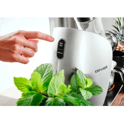 Concept LO7250 - Horisontell slowjuicer 200W/230V svart/rostfritt stål
