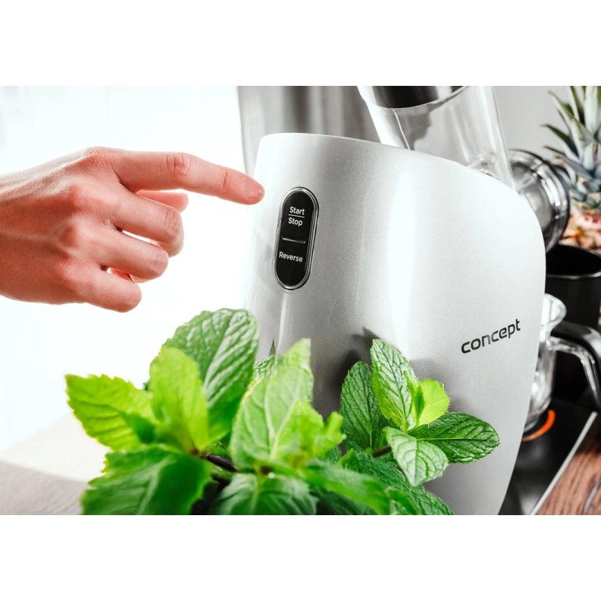 Concept LO7250 - Horisontell slowjuicer 200W/230V svart/rostfritt stål