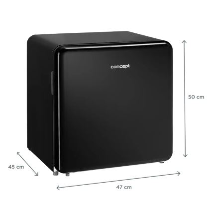Concept LR2047bcN - Retrominibar 47 l svart