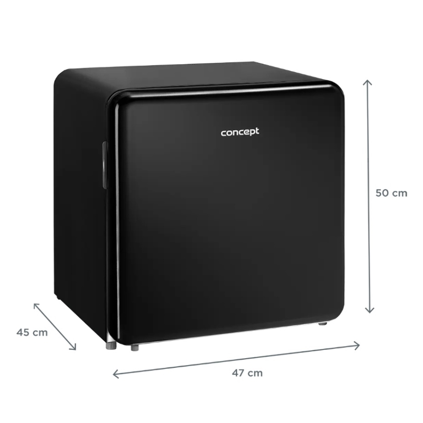 Concept LR2047bcN - Retrominibar 47 l svart