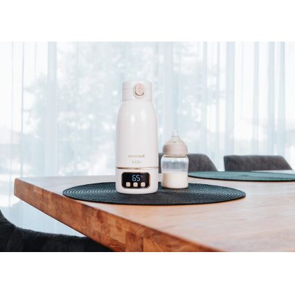 Concept OC4000 - Resevärmare för vatten och mjölk KIDO 500 ml 36W/7,4V 5000 mAh beige