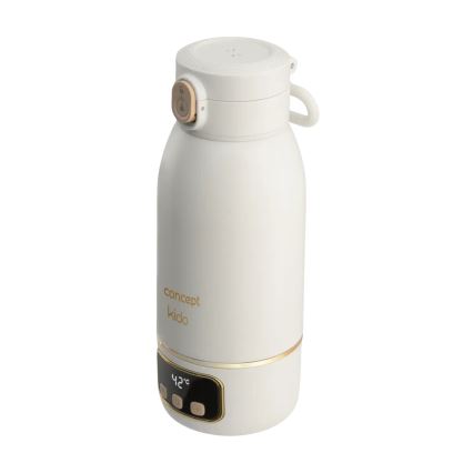Concept OC4000 - Resevärmare för vatten och mjölk KIDO 500 ml 36W/7,4V 5000 mAh beige