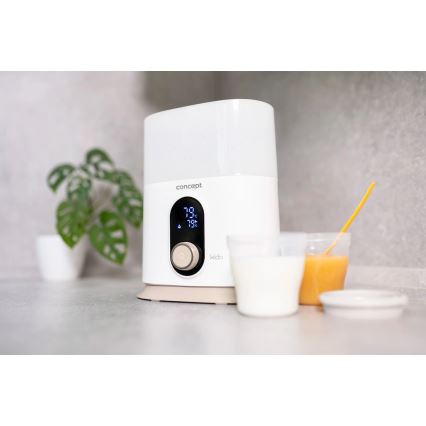Concept OL4010 - KIDO 3-i-1 nappflaskvärmare 200 W/230 V vit