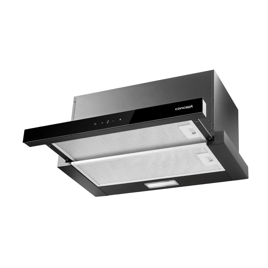 Concept OPV3860bc - Utdragbar köksfläkt 60 cm svart