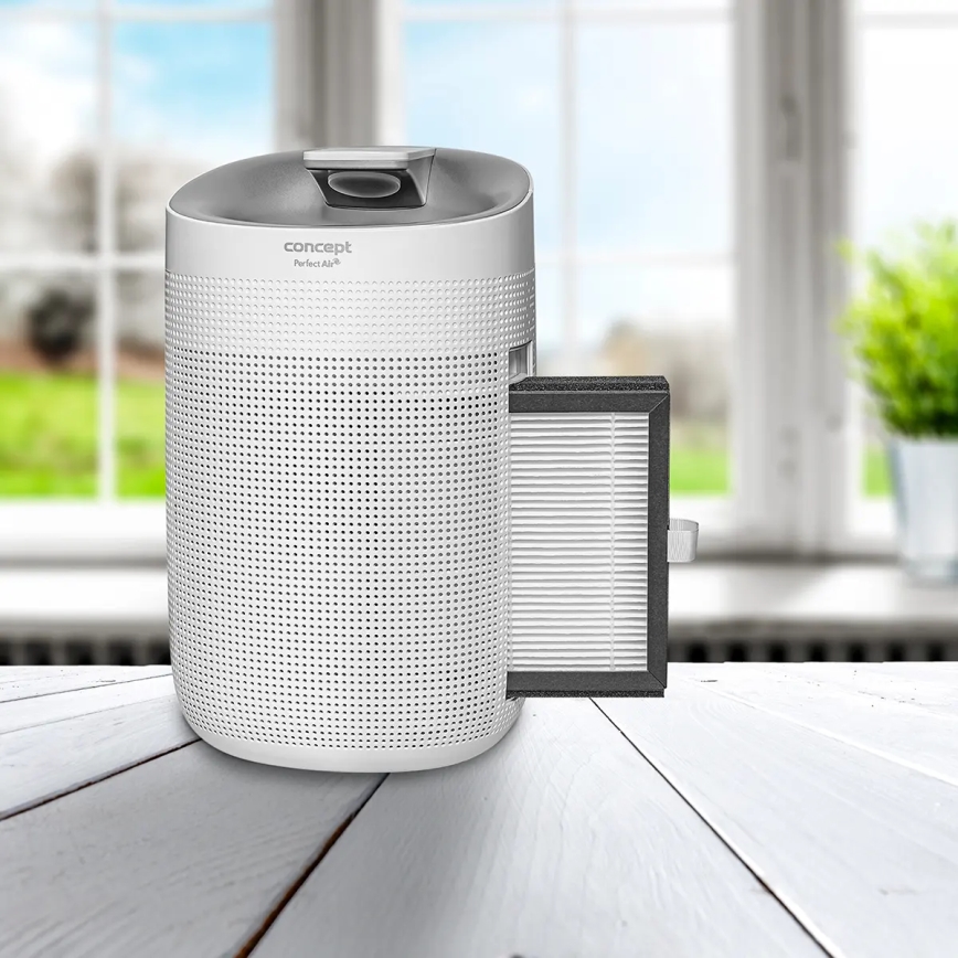Concept OV1200 - Avfuktare och luftrenare PERFECT AIR 1 l 45W/230V vit