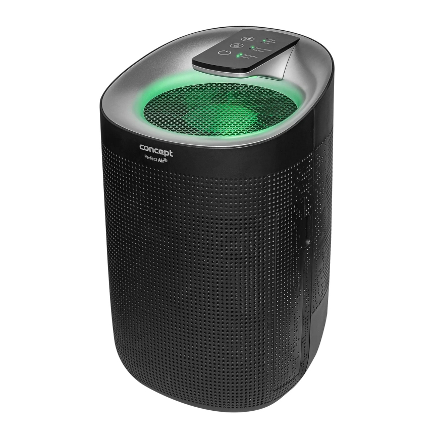 Concept OV1210 - Avfuktare och luftrenare PERFECT AIR 1 l 45W/230V svart
