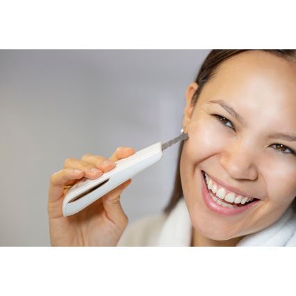 Concept PO2030 - Cosmetic ultrasonic spatula PERFECT SKIN 2,5W/5V USB 600 mAh vit