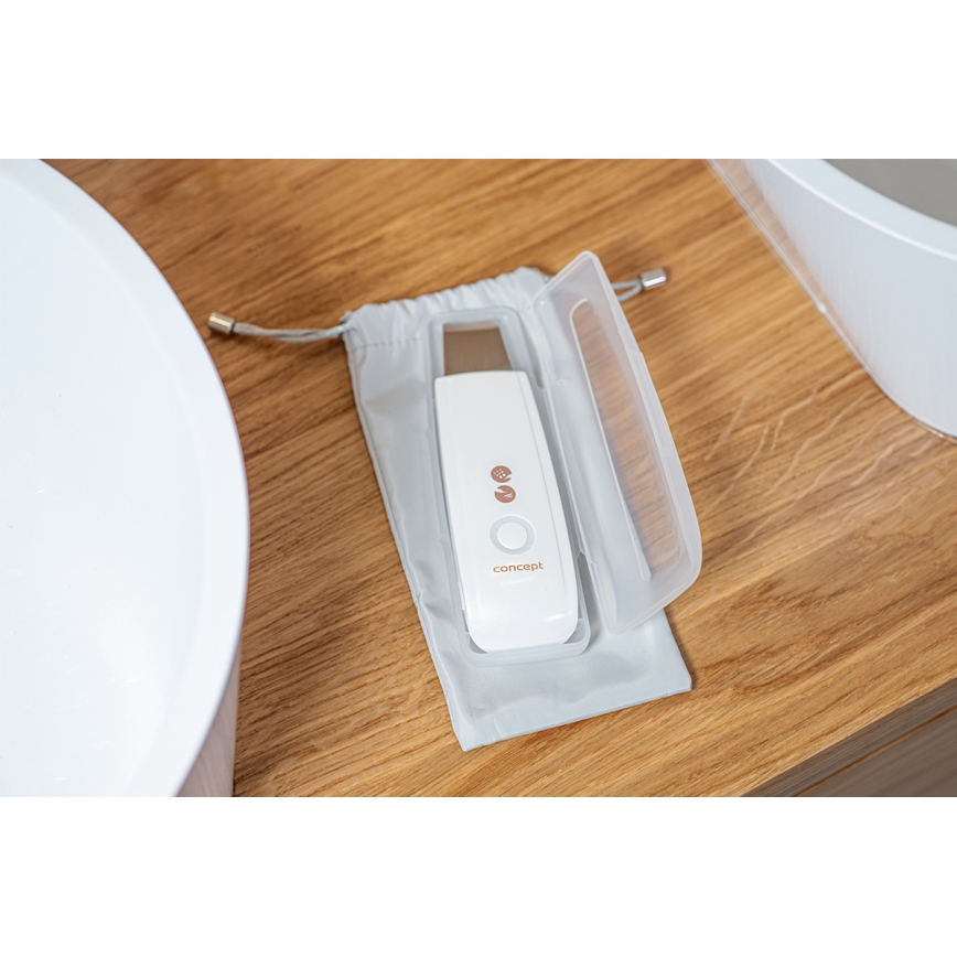 Concept PO2030 - Cosmetic ultrasonic spatula PERFECT SKIN 2,5W/5V USB 600 mAh vit