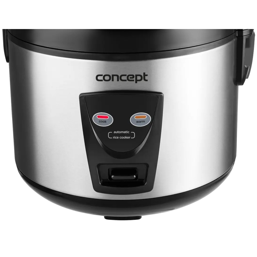 Concept RE2020 - Riskokare 2 i 1, 650 W/230 V, 1,5 l, rostfritt stål/svart