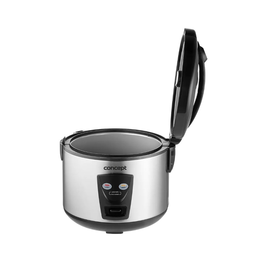 Concept RE2020 - Riskokare 2 i 1, 650 W/230 V, 1,5 l, rostfritt stål/svart