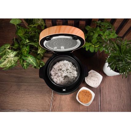 Concept RE4040 - Digital riskokare 2 i 1 450W/230V 2 l svart/trädekor