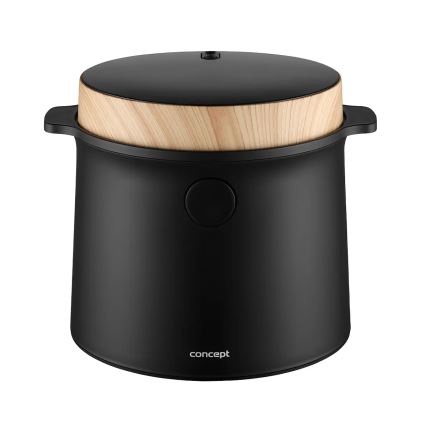 Concept RE4040 - Digital riskokare 2 i 1 450W/230V 2 l svart/trädekor