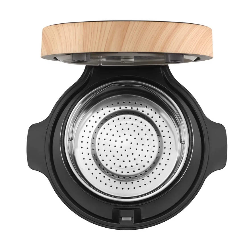 Concept RE4040 - Digital riskokare 2 i 1 450W/230V 2 l svart/trädekor