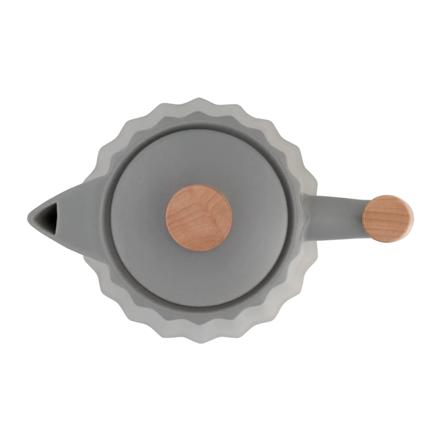 Concept RK0092 - Vattenkokare 1,5 l 1500W/230V mörkgrå/trädekor/keramik