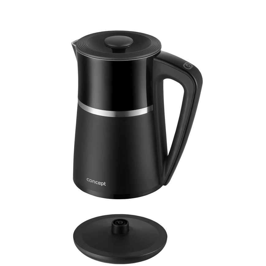 Concept RK3100 - Vattenkokare med temperaturreglering 1,7 l 2200W/230V svart