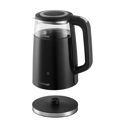 Concept RK4100 - Vattenkokare med temperaturreglering 1,7 l, 2200 W/230 V, svart