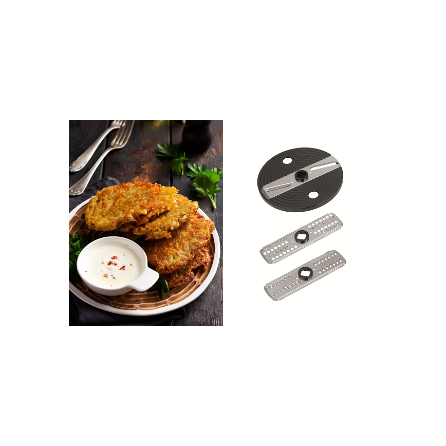 Concept RM3300 - Köksrobot med rivjärn 1000W/230V svart/rostfri