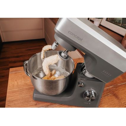 Concept RM6010 - Planetarisk köksassistent DOUGH EXPERT 1900W/230V antracit/rostfritt stål