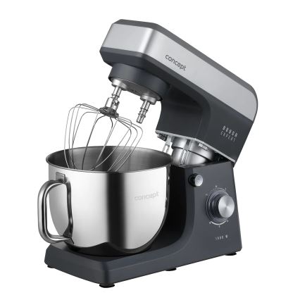 Concept RM6010 - Planetarisk köksassistent DOUGH EXPERT 1900W/230V antracit/rostfritt stål
