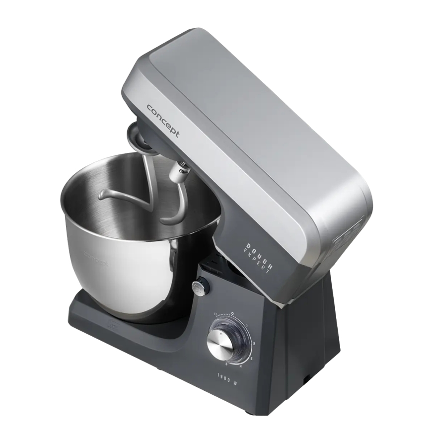 Concept RM6010 - Planetarisk köksassistent DOUGH EXPERT 1900W/230V antracit/rostfritt stål