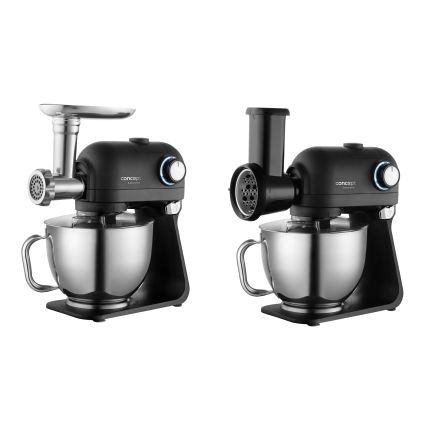 Concept RM8000 - Köksmaskin med rostfri skål 1200W/230V svart