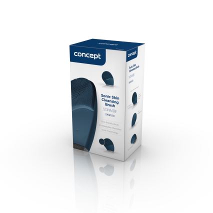Concept SK9100 - SONIVIBE ansiktsrengöringsborste 2 W/5 V 250 mAh IPX7 blå