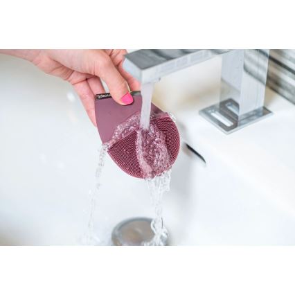 Concept SK9101 - Ansiktsrengöringsborste SONIVIBE 2W/5V 250 mAh IPX7, röd