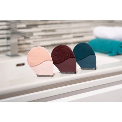 Concept SK9101 - Ansiktsrengöringsborste SONIVIBE 2W/5V 250 mAh IPX7, röd