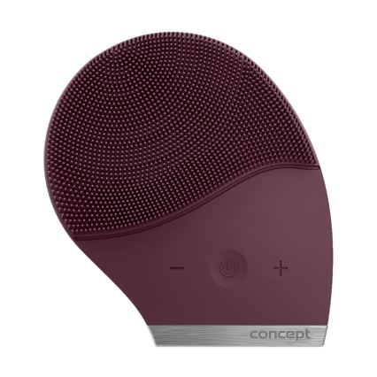 Concept SK9101 - Ansiktsrengöringsborste SONIVIBE 2W/5V 250 mAh IPX7, röd