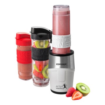 Concept SM3380 - Smoothie-blandare med tillbehör ACTIVE SMOOTHIE 500W/230V vit