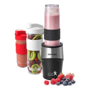Concept SM3385 - Smoothieblender med tillbehör ACTIVE SMOOTHIE 500W/230V svart