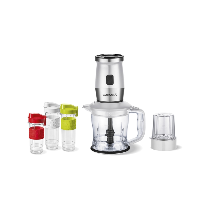 Concept SM3391 - Smoothieblender med tillbehör 700W/230V vit