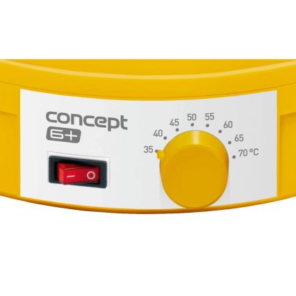 Concept SO1015 - Matdehydrator 245W/230V gul