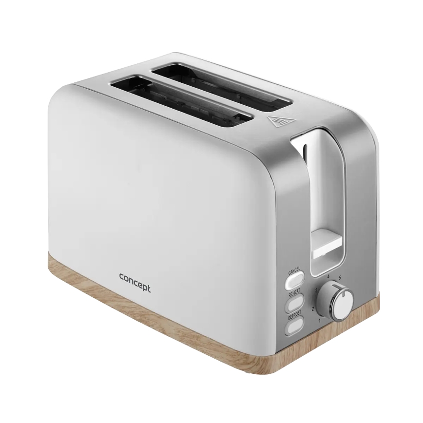 Concept TE2015 - Brödrost med två fack 930W/230V vit