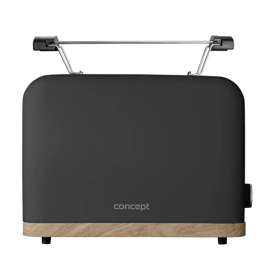 Concept TE2016 - Brödrost med två fack och uppvärmningsgaller 930W/230V svart