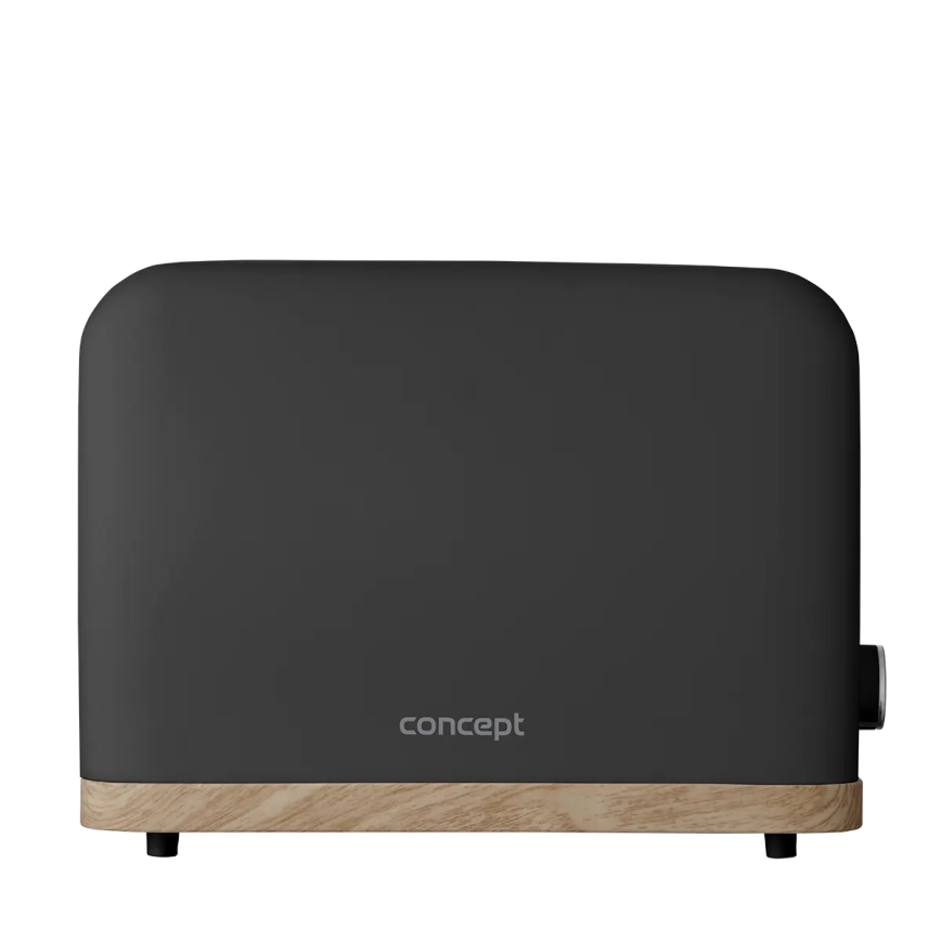 Concept TE2016 - Brödrost med två fack och uppvärmningsgaller 930W/230V svart