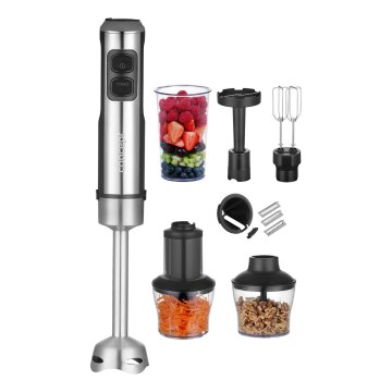 Concept TM5510 - Stavmixer med tillbehör 1500W/230V svart/rostfri