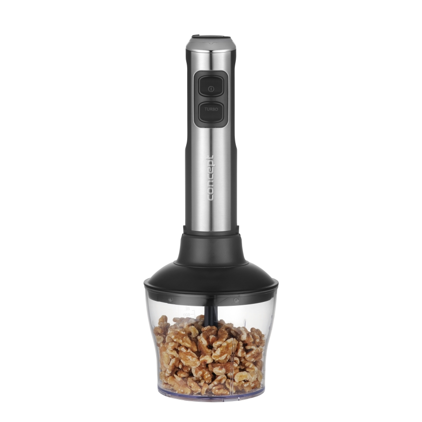Concept TM5510 - Stavmixer med tillbehör 1500W/230V svart/rostfri
