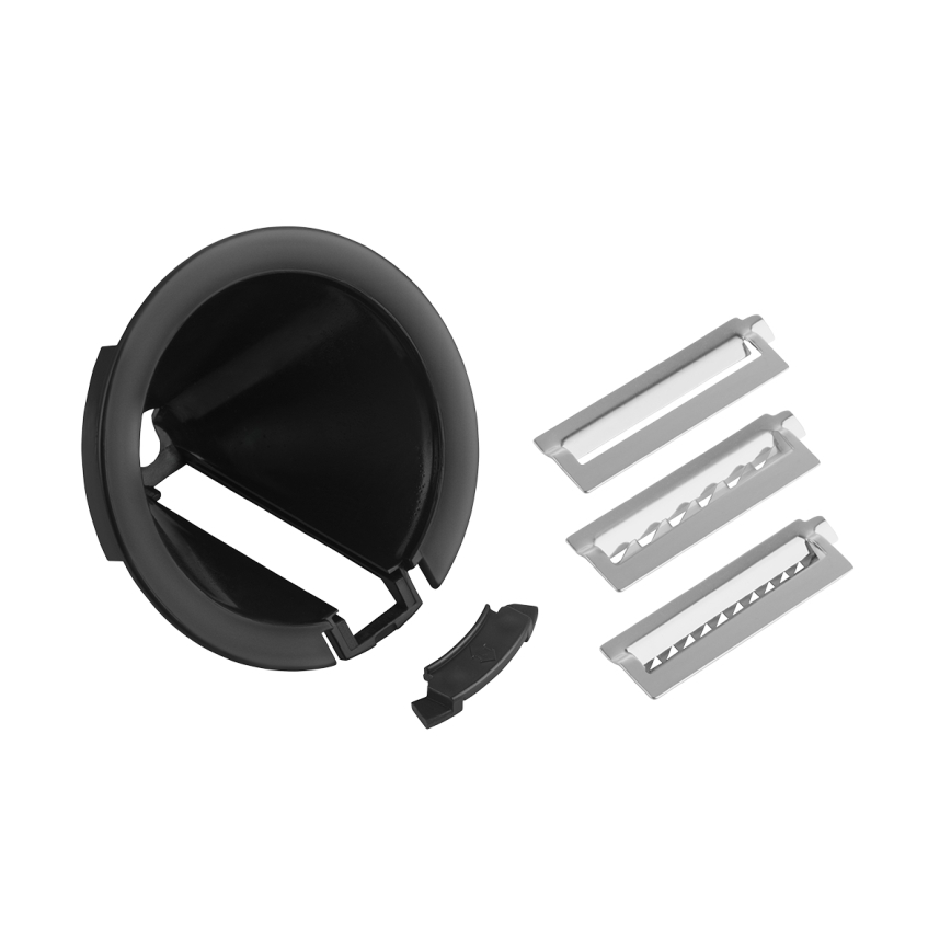 Concept TM5510 - Stavmixer med tillbehör 1500W/230V svart/rostfri