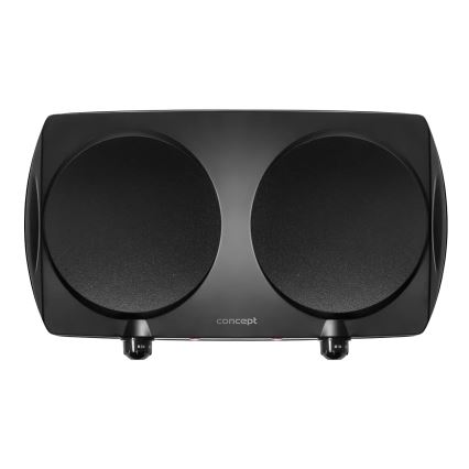 Concept VE3060 - Dubbel kokplatta 2500W/230V svart
