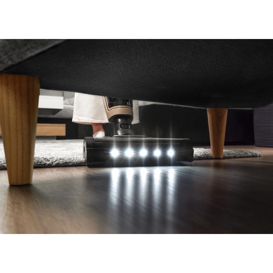 Concept VP4220 - Trådlös stavdammsugare 3-i-1 AQUAGLIDE 160W/28,8V 2200 mAh beige